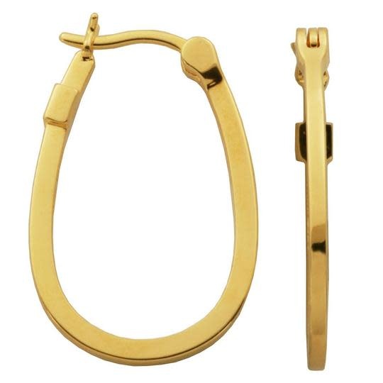 Elle .925 Yellow Plated Hoop Earrings Elle .925 Yellow Plated Hoop Earrings