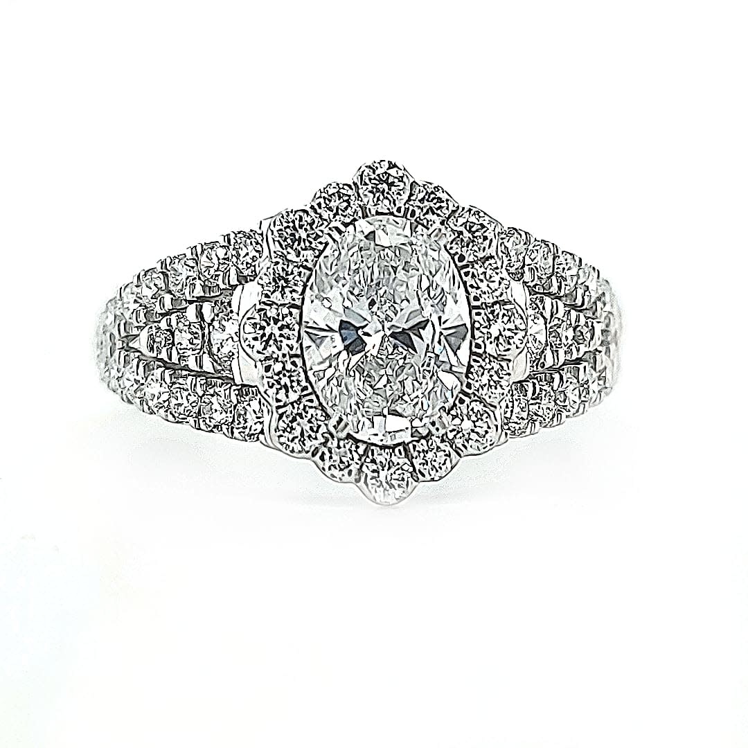 C 14KW 1.85TW LG Diamond Engagement Ring
