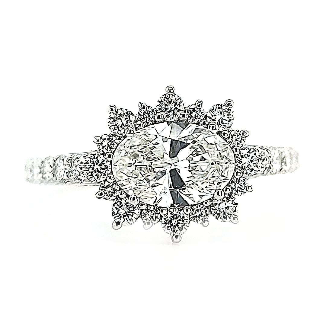 F 14KW 1.72TW LG Diamond Engagement Ring