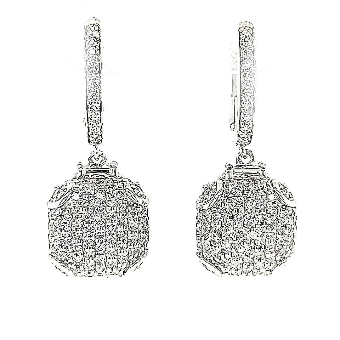 14KW 1.09TW LG Diamond Pave Dangles