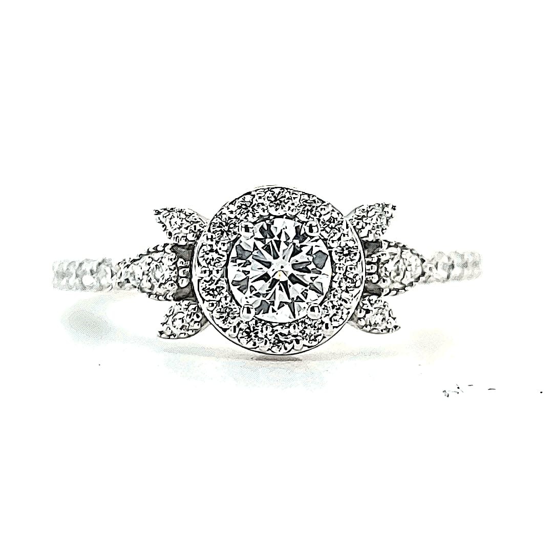 14KW LG Engagement Ring .62CTTW