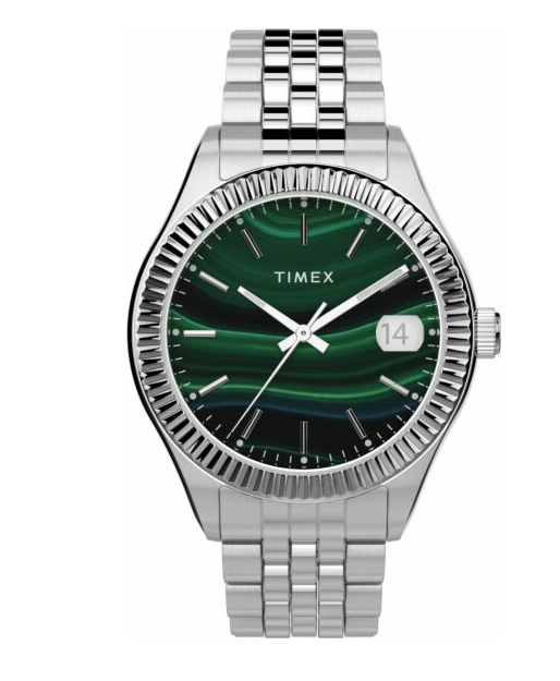 Timex 34MM Waterbury Green Timex Ladies Watch