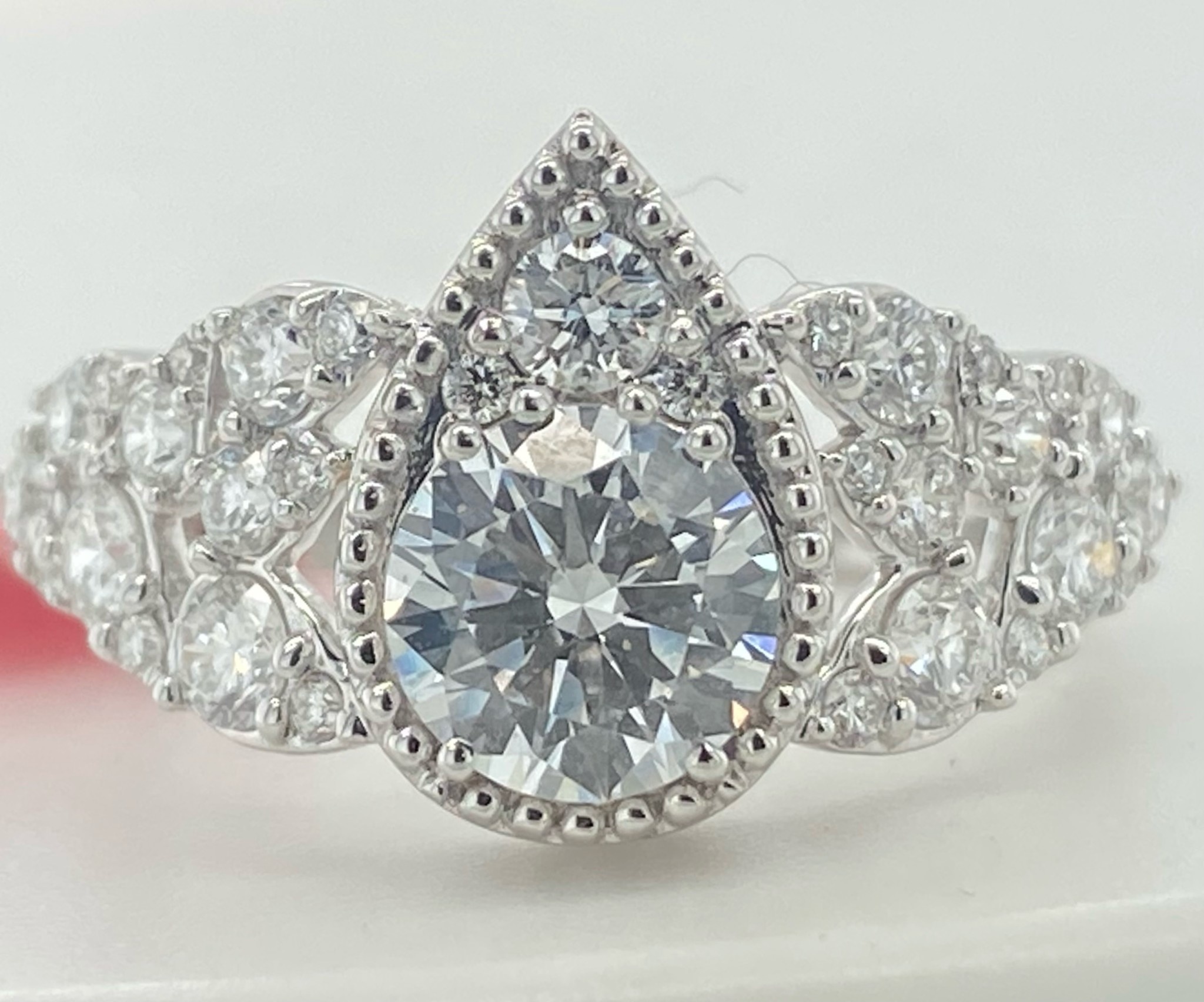 14KW 1.85TW LG Diamond Engagement Ring
