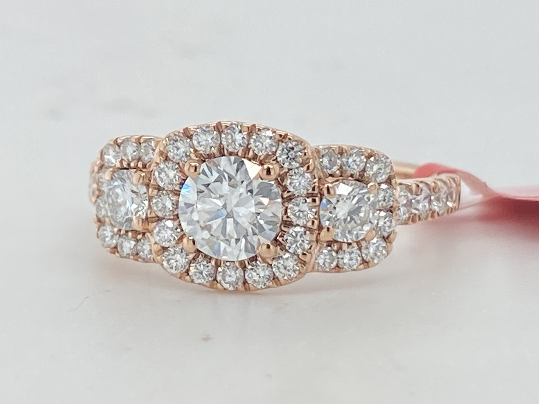 14KR 1.32TW LG Diamond Engagement Ring