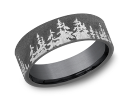 The Cedar Tantalum Dark Size 9.5 8MM The Cedar Tantalum Dark Size 9.5 8MM