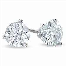 14KW RD LG Diamond Studs .88-.93tw