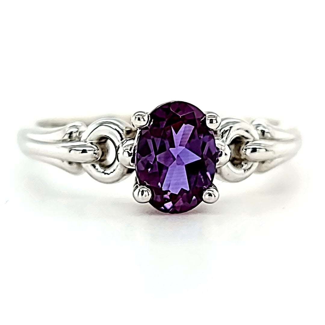 14KW LG Alexandrite Fashion Ring