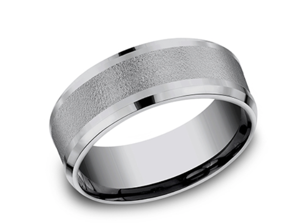 Benchmark The Bravo Tantalum Grey Size 11 8MM