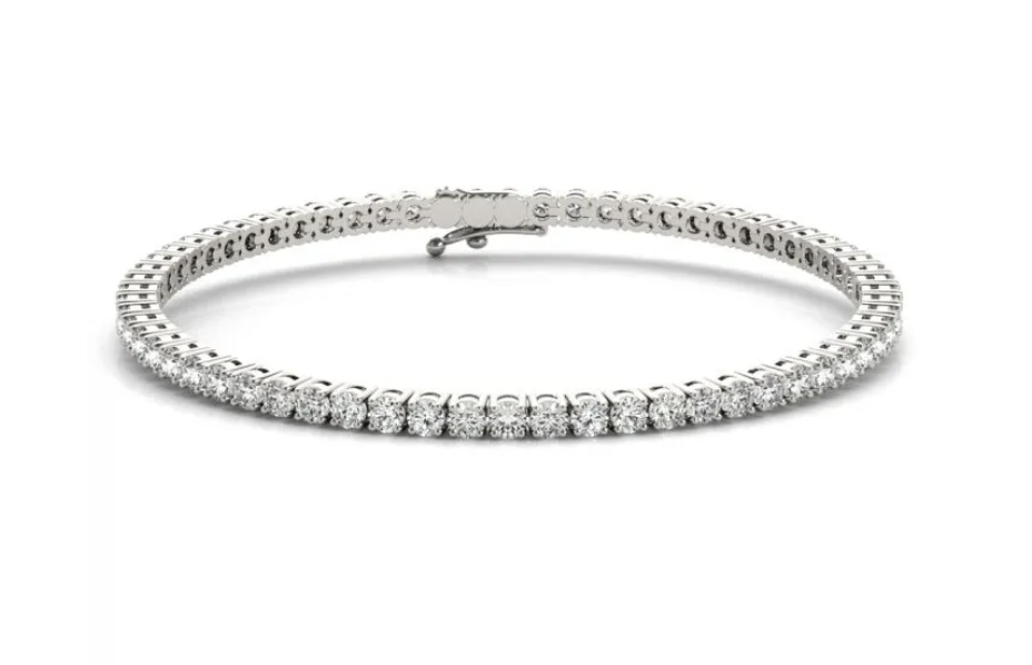 14KW LG Diamond Tennis Bracelet 3.00TW 6.90grams