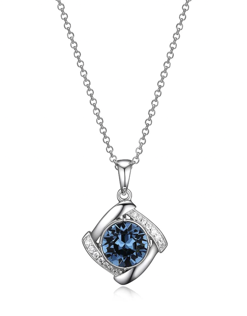 14K White Gold Sky Blue Topaz Necklace – Engels Jewelry Co. | Grand Rapids  Custom Design Jewelers