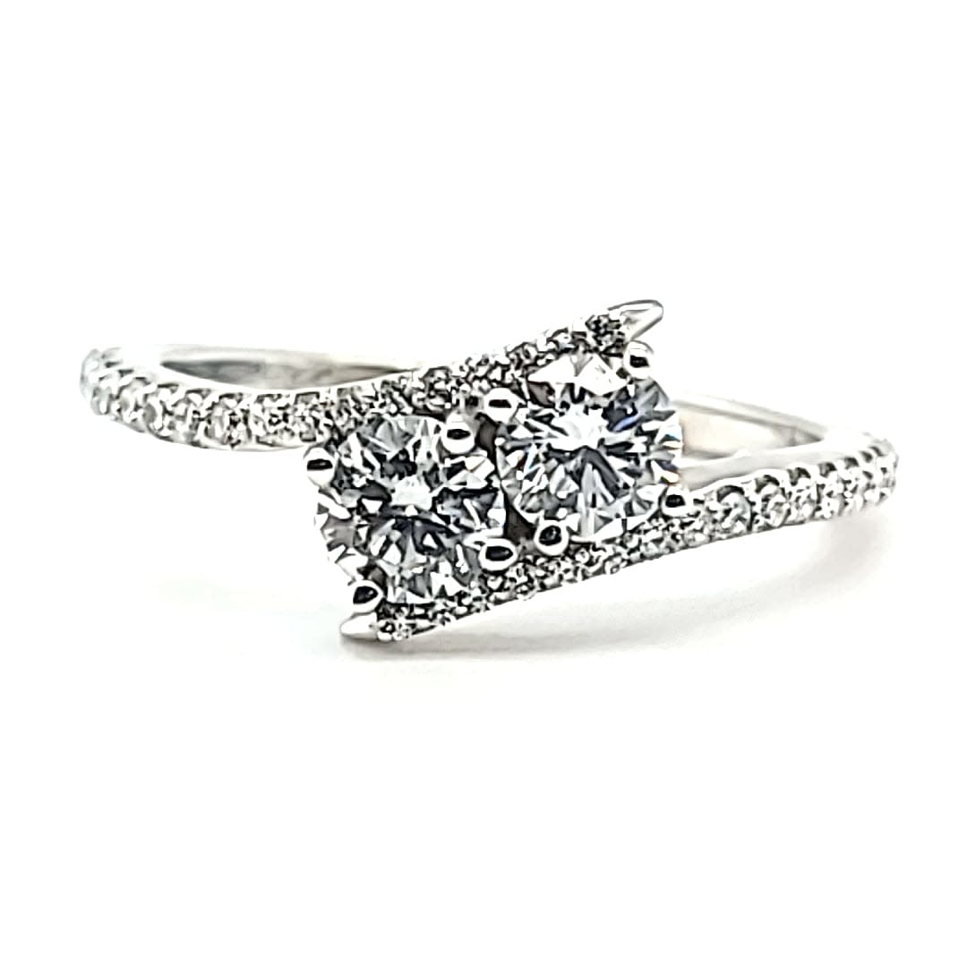 14KW .78CTTW LG Diamond Engagement Ring