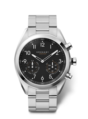 Kronaby Apex 43 Black Face Steel Bracelet #2