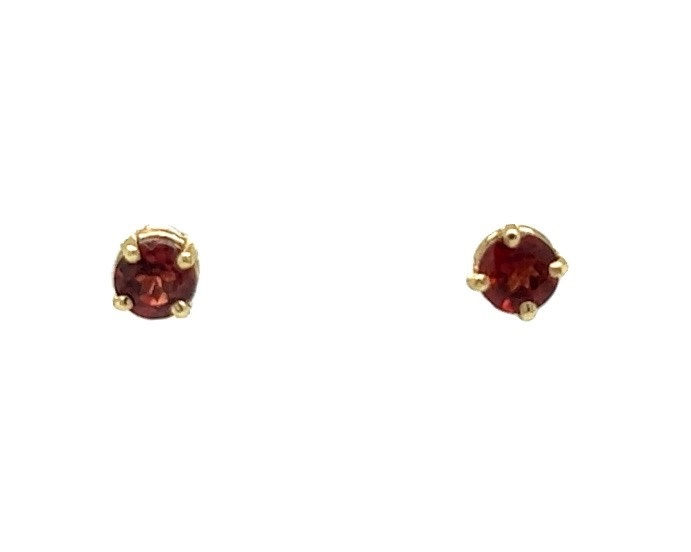 14KY Citrine Stud Earrings
