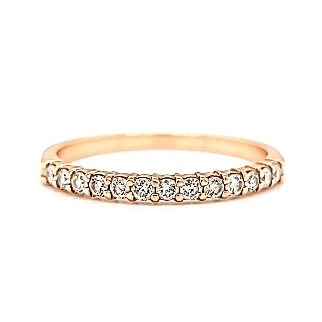 14KR .20TW Natural Diamond Band