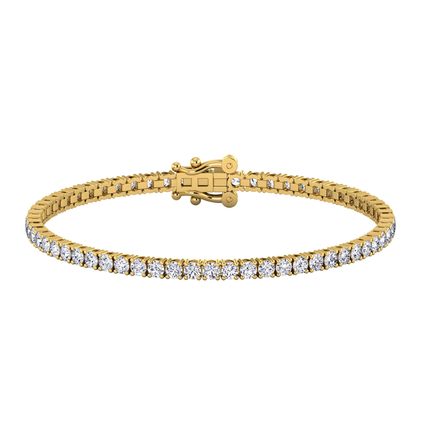 14KY LG Diamond Tennis Bracelet 1.068CTW 14KY LG Diamond Tennis Bracelet 1.068CTW