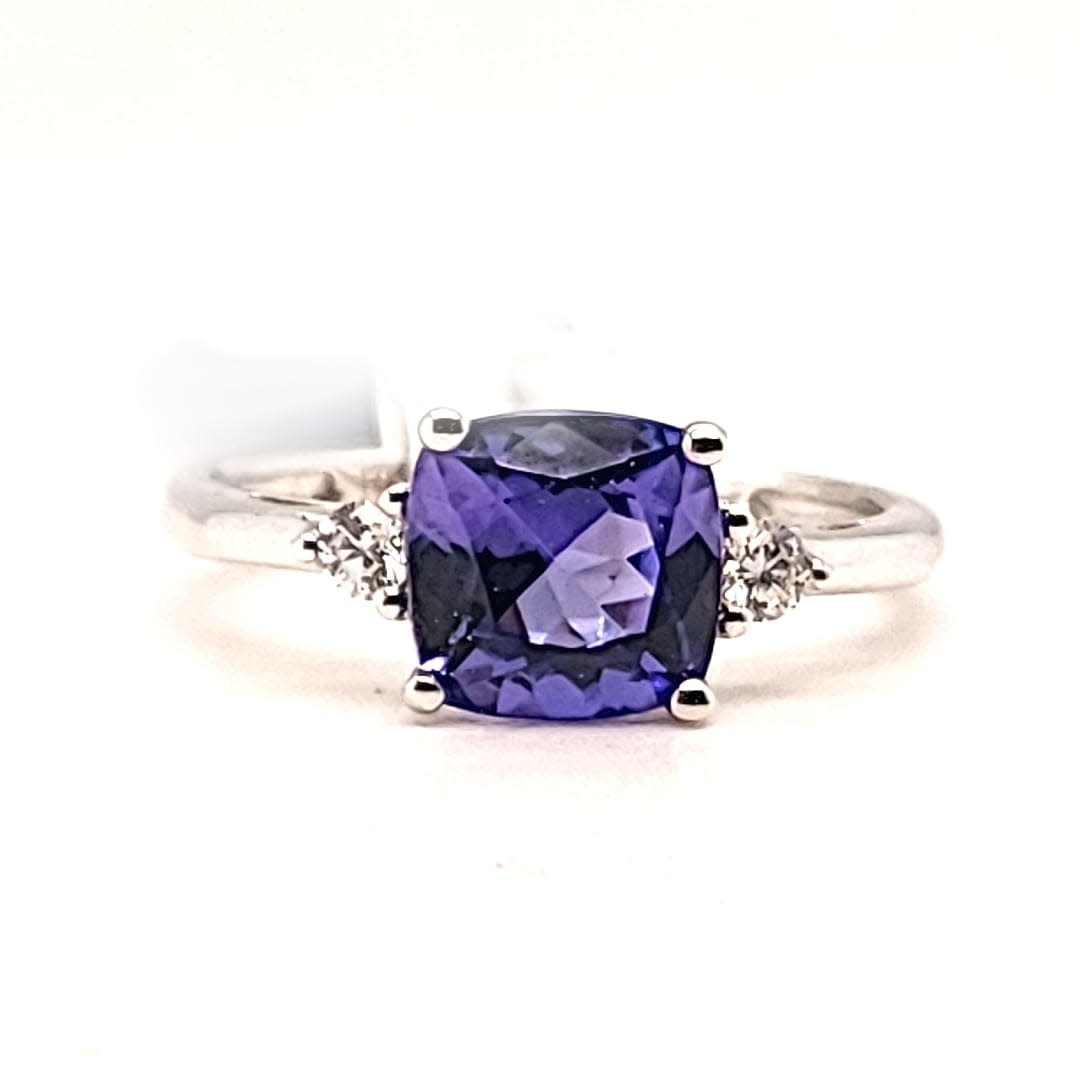 Cirari 14KW Tanzanite and Diamond Ring