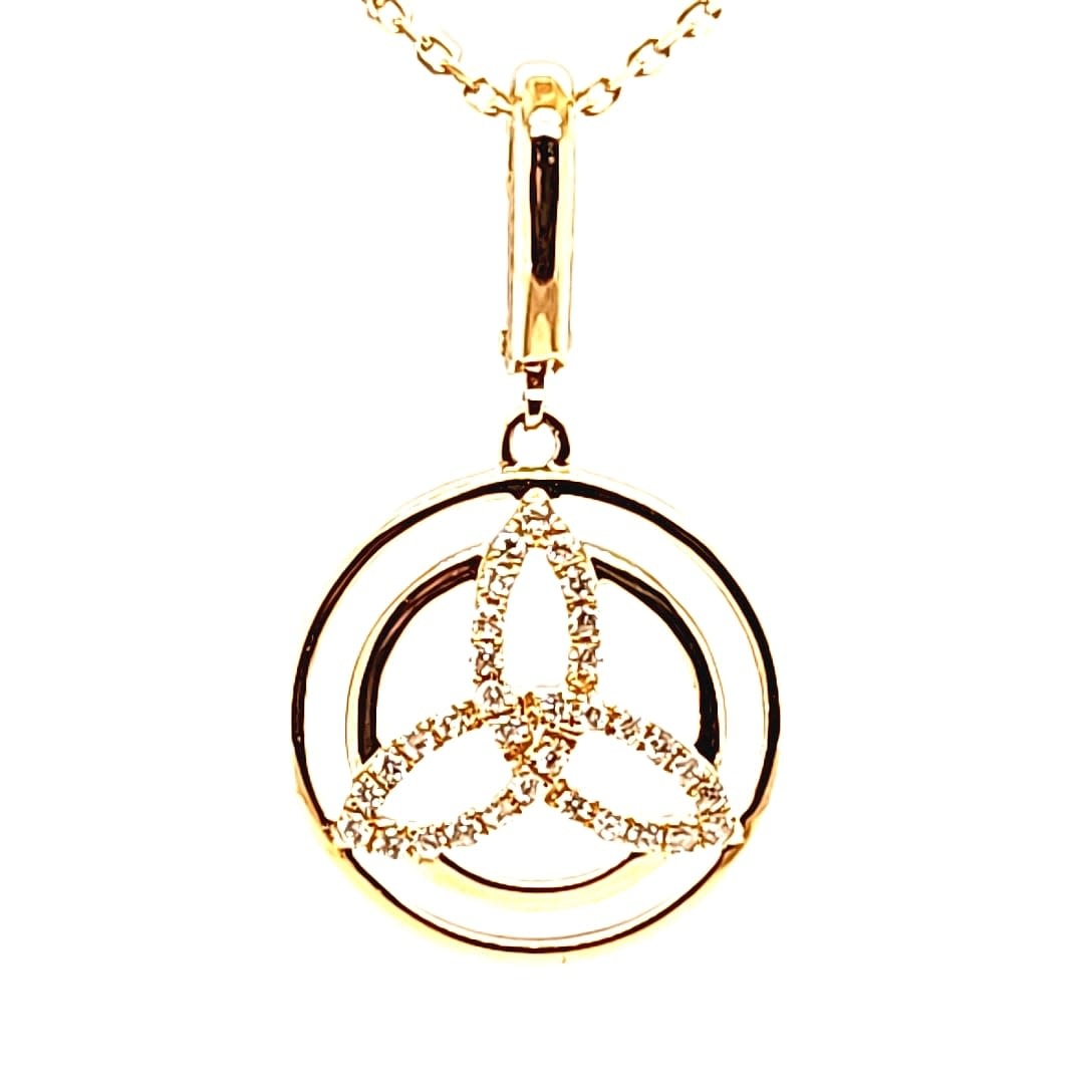 Cirari 14KY Diamond Celtic Knot Pendant Cirari 14KY Diamond Celtic Knot Pendant