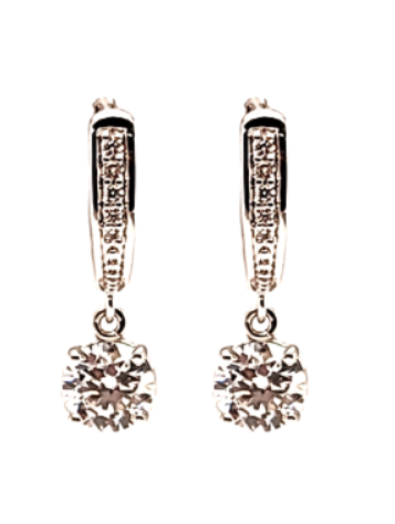 14KW 1.20tw LG Diamond Dangle Earrings