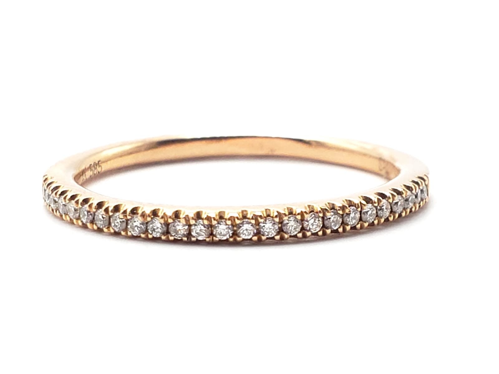 14KR 0.08CTTW Wedding Band
