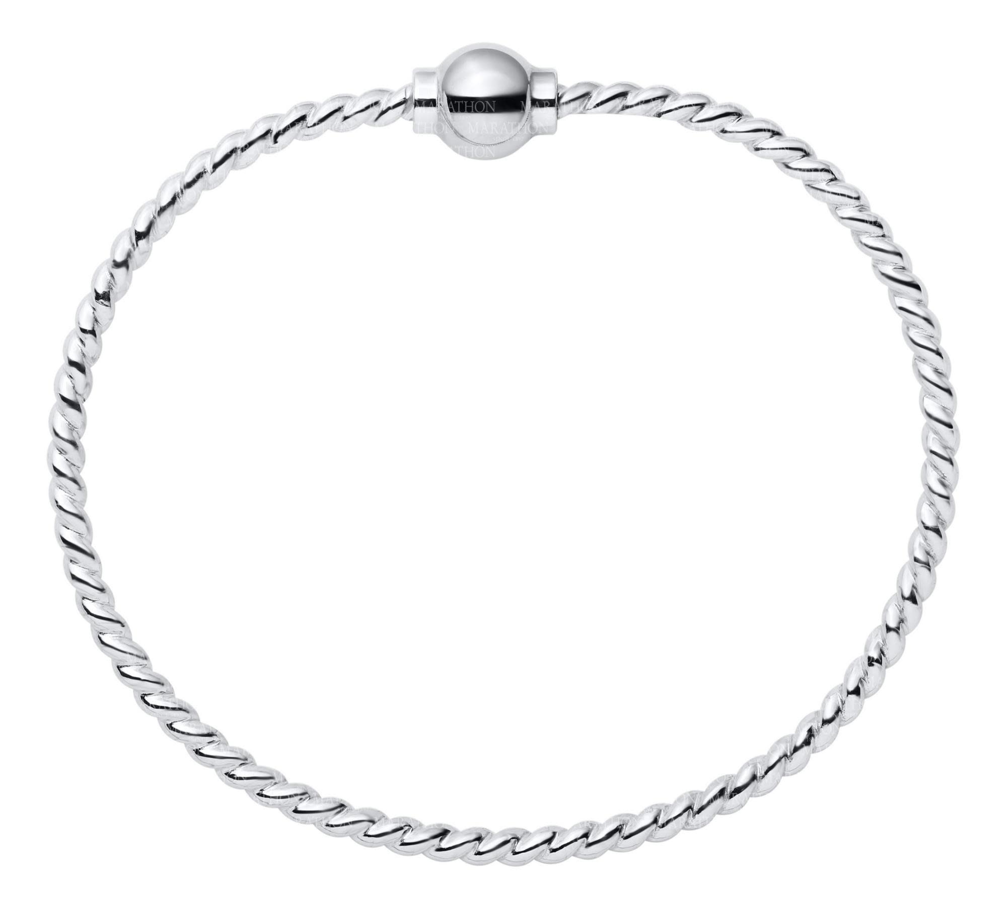 Cape Cod .925 Twisted Cape Cod Sable Ball Bangle