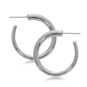 Carla .925 Small Hoop with Post earrings