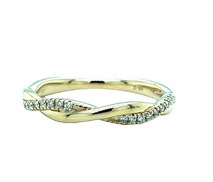 Legend 14KY Natural Diamond Band