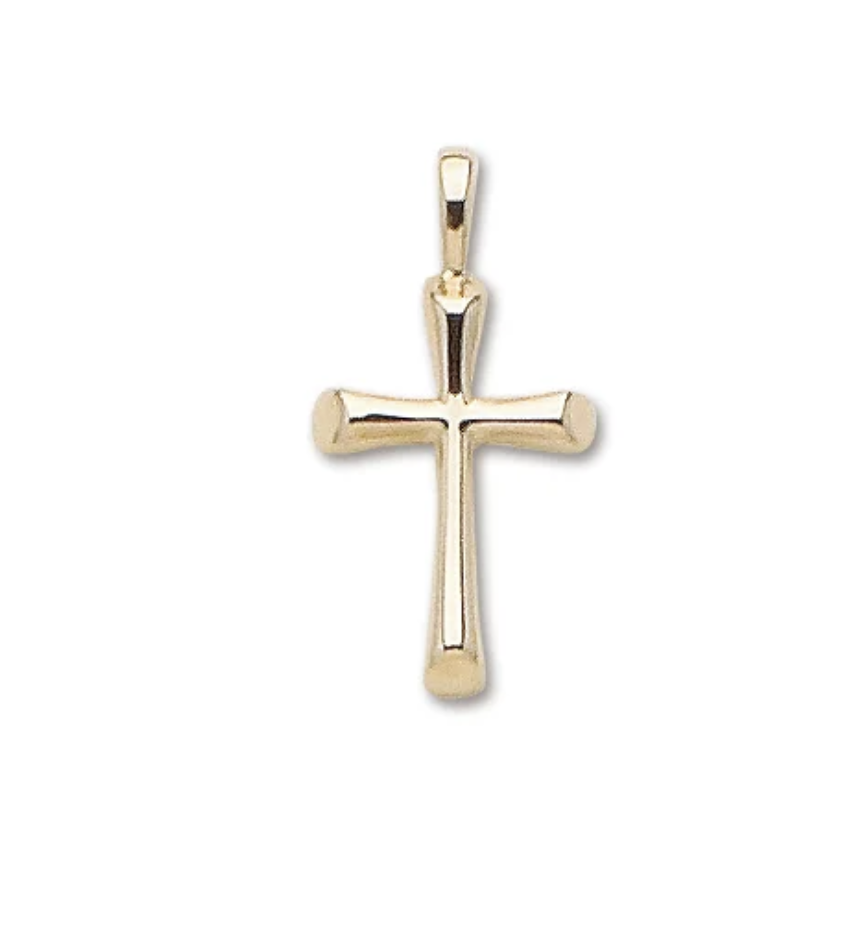 14KY Cross 1/2 Round Flare Cross