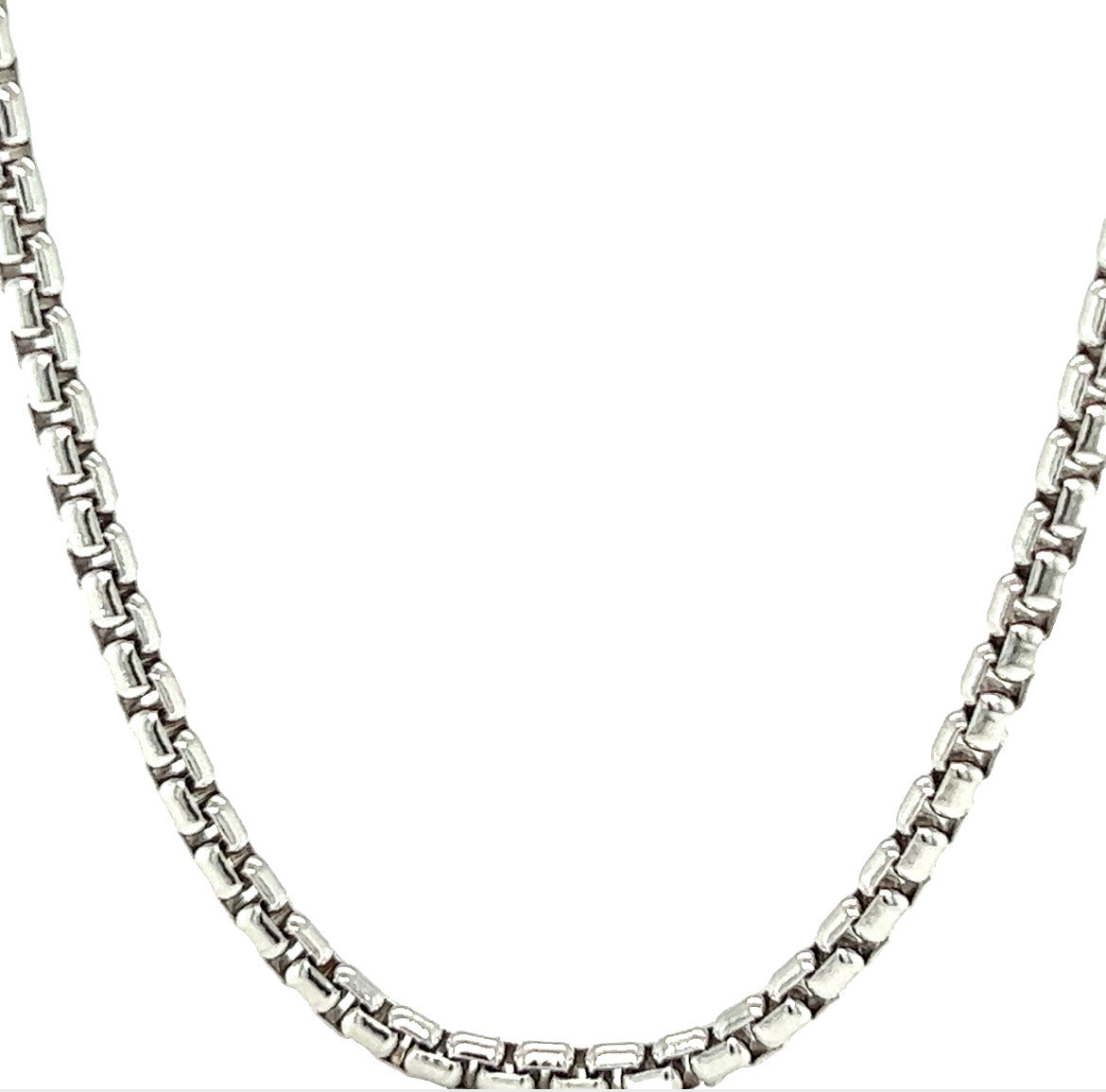 .925 20" Rhodium Plated Chain