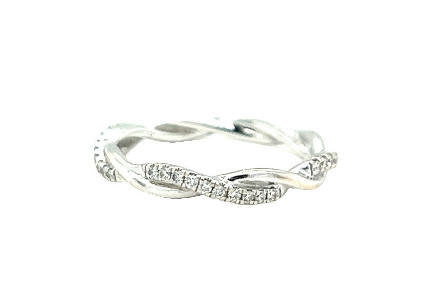 Estate 14KW Natural Diamond Eternity Band .40TW
