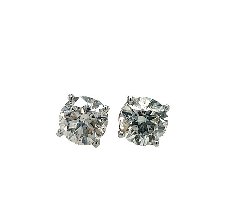 2CT Natural Diamond Stud Earrings 2CT Natural Diamond Stud Earrings