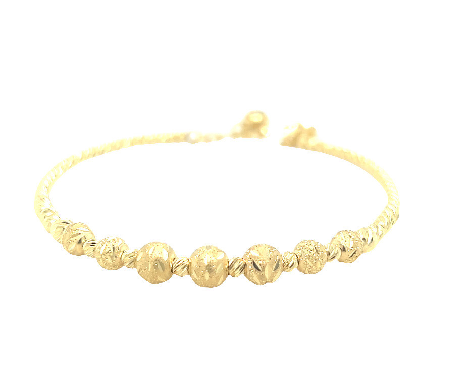 14KY Bead Bangle 7G 14KY Bead Bangle 7G