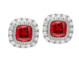 Kelly Waters .925 Black Label Halo Studs