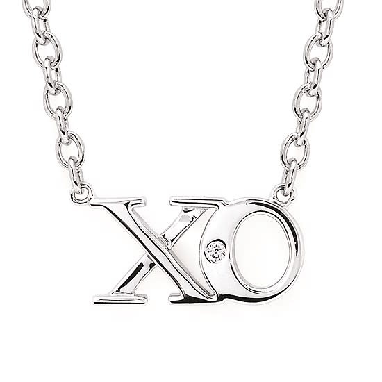 .925 XO Pendant .01CT