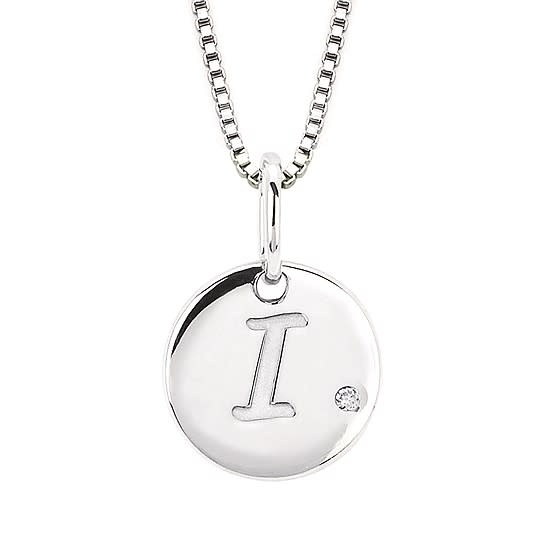 .925 Initial Pendant 0.01CTTW I
