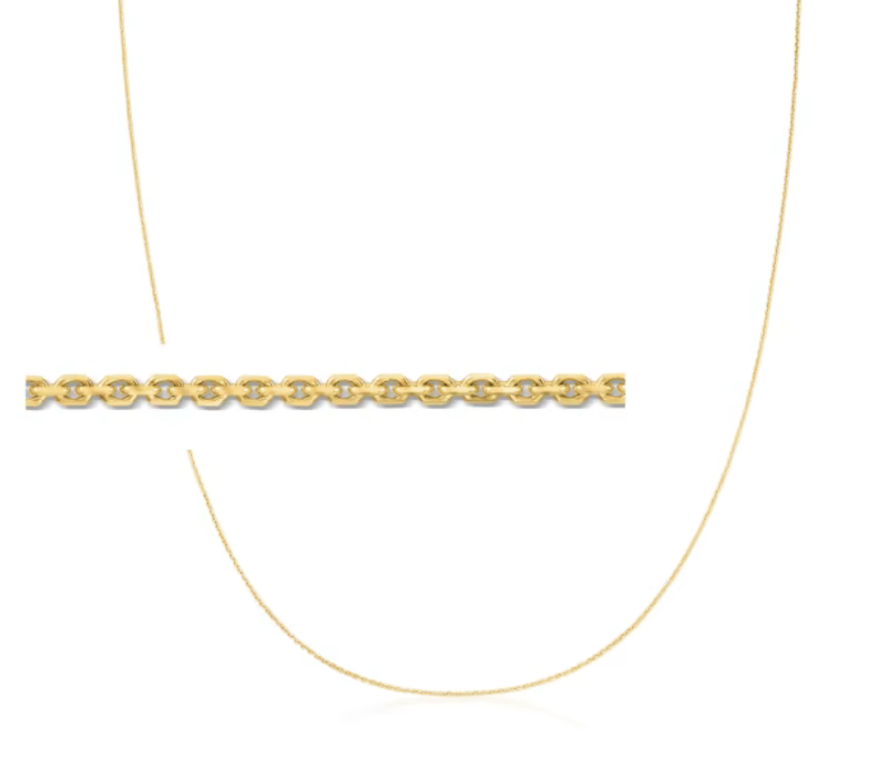 14KY Cable Chain 18" 14KY Cable Chain 18"