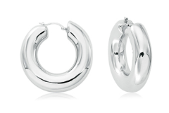 Carla .925 Small Donut Hoop