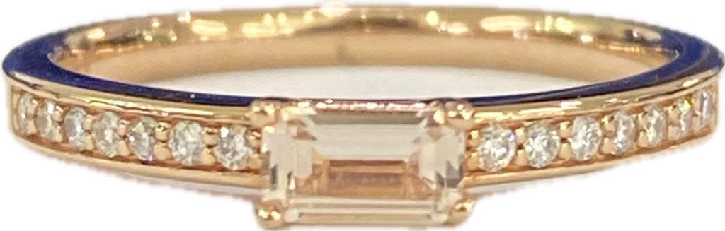 Legend 14KR Morganite Fashion Ring .25CT