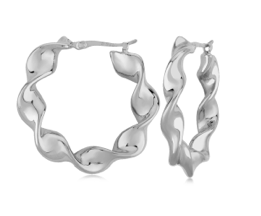 .925  Med Flat Twist Hoop