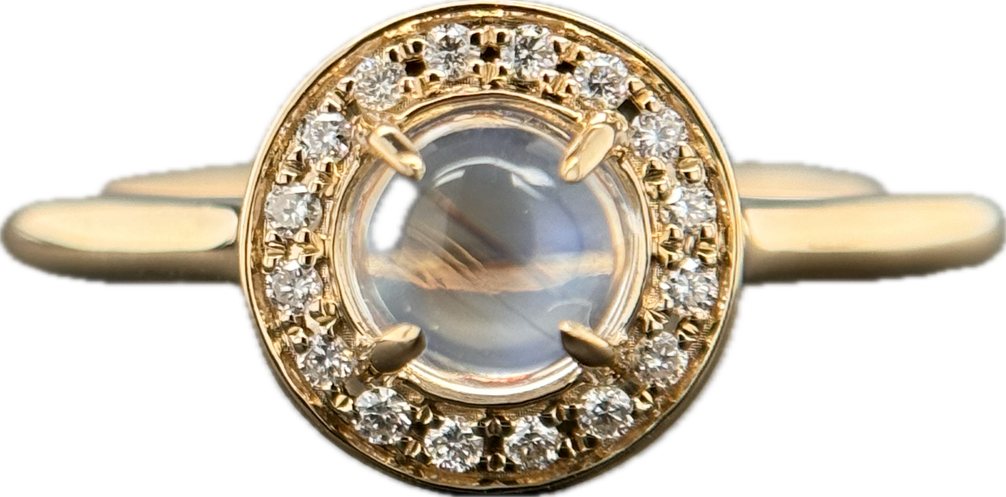 14KY Moonstone Ring