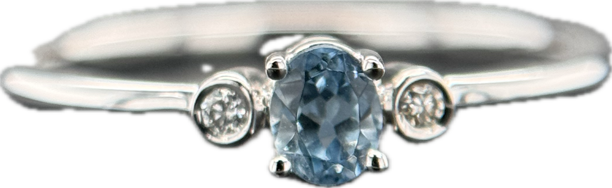 14KW Aquamarine Ring