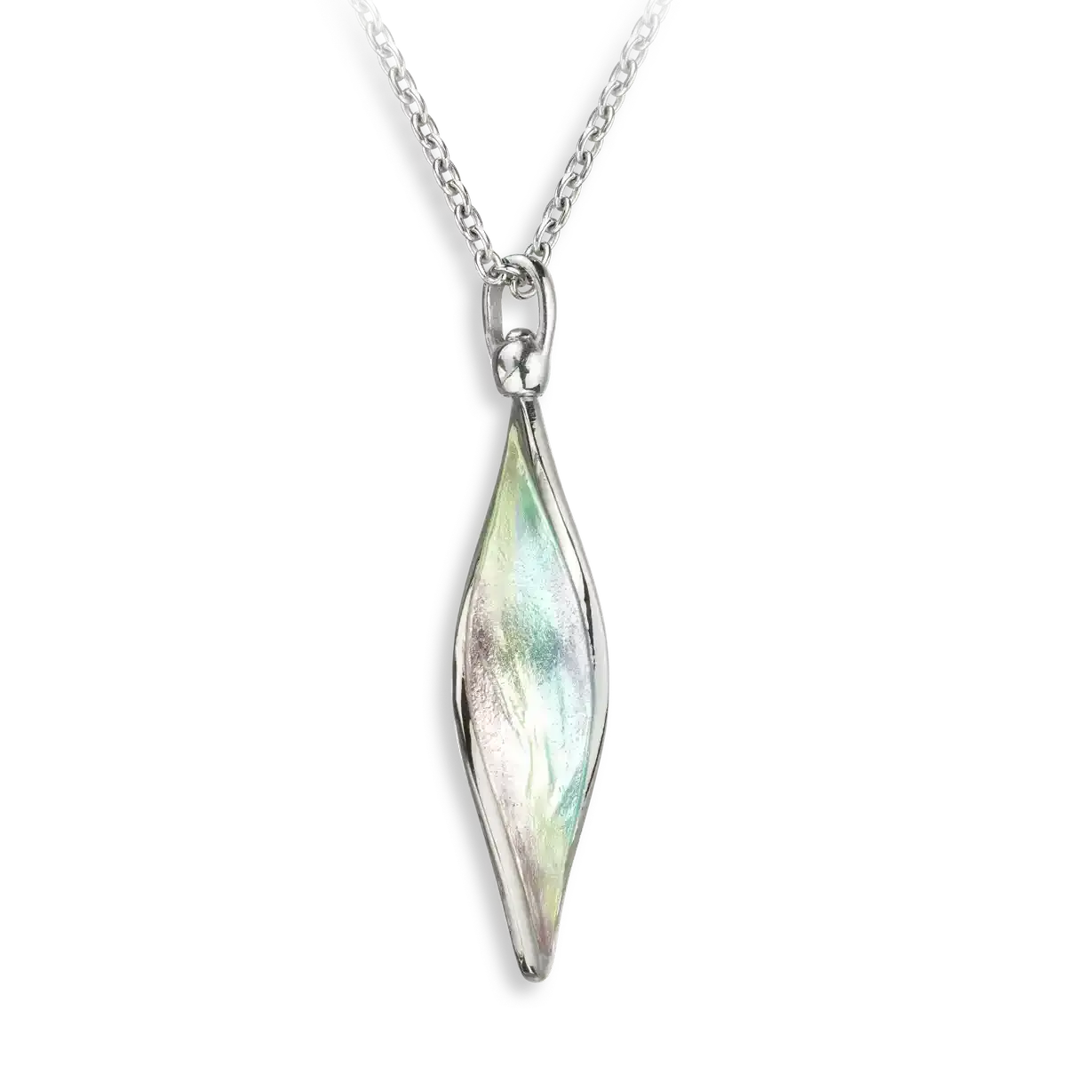 .925 Green Aurora Necklace