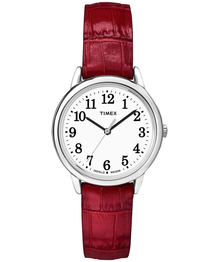 Timex Easy Reader® 30mm Leather Strap Watch Timex