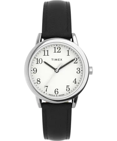 Timex Easy Reader® 30mm One-Time Adjustable Leather Strap Watch Timex
