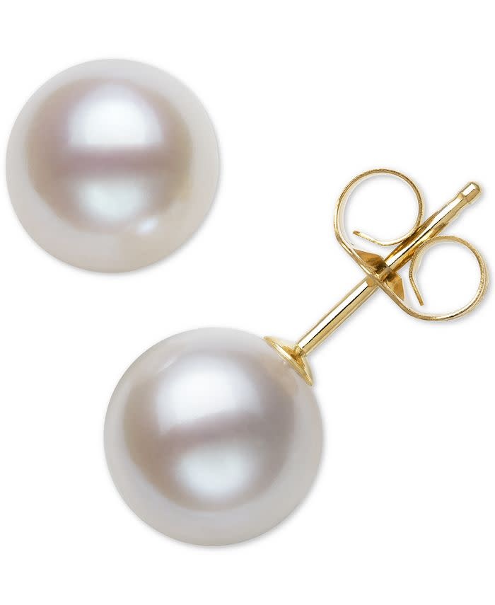 Imperial 14KY 7MM Pearl Stud Earrings