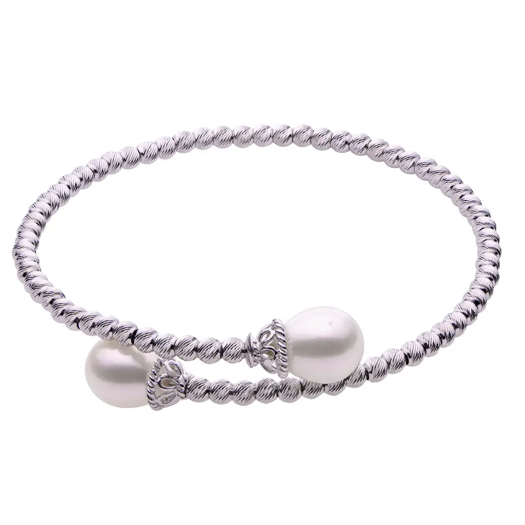 Imperial Sterling Silver Freshwater Pearl Brilliance Bracelet