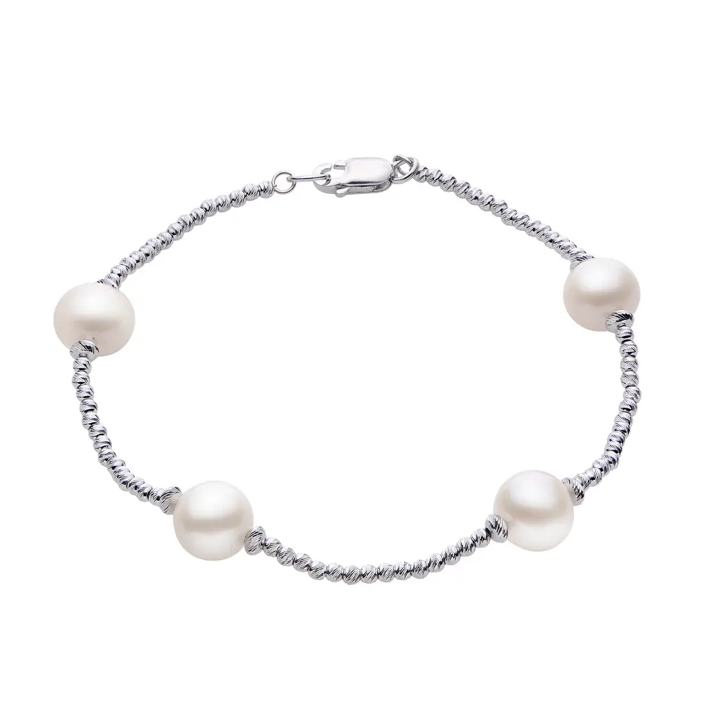 Imperial Sterling Silver Freshwater Pearl Bracelet