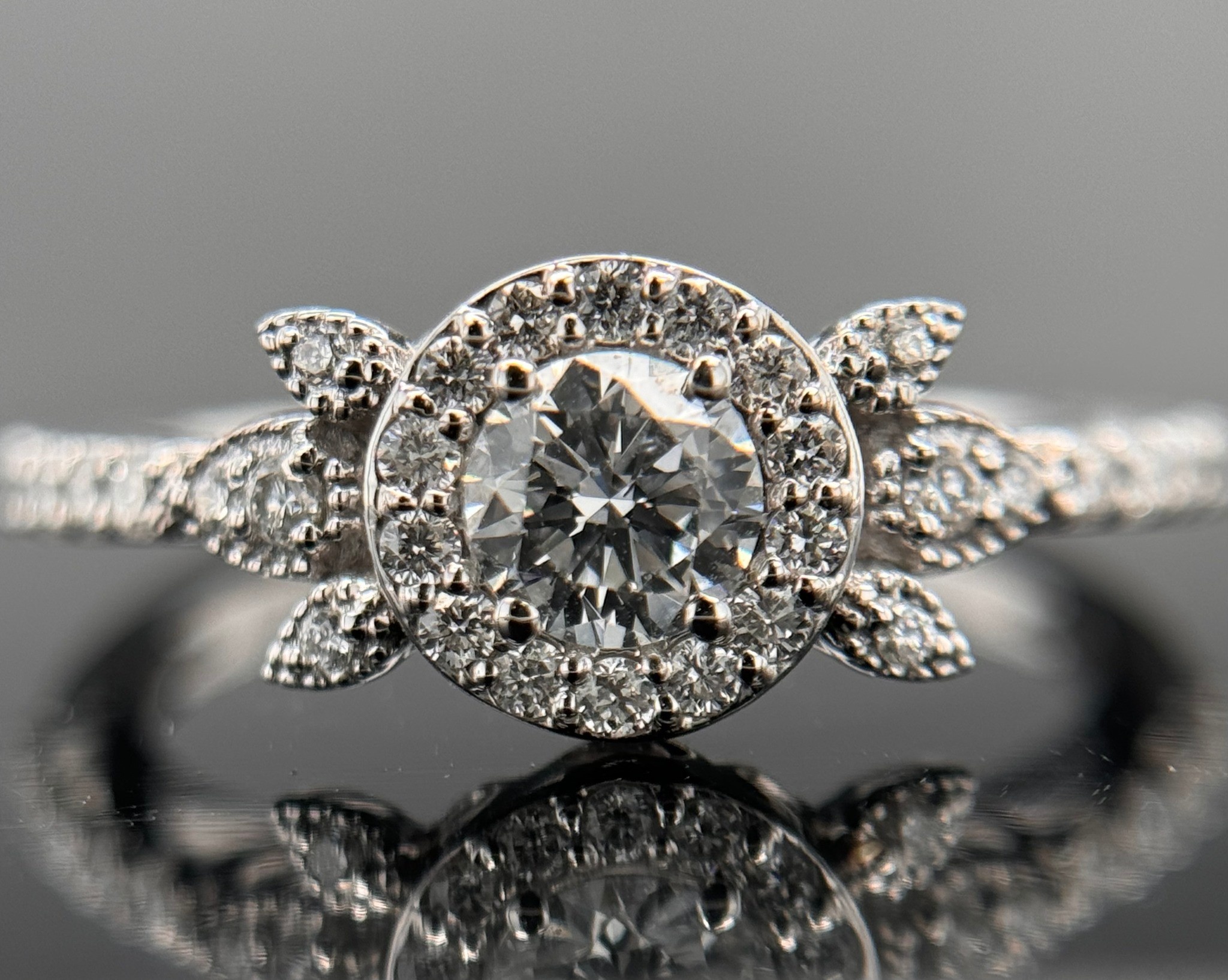 14KW LG Engagement Ring .62CTTW