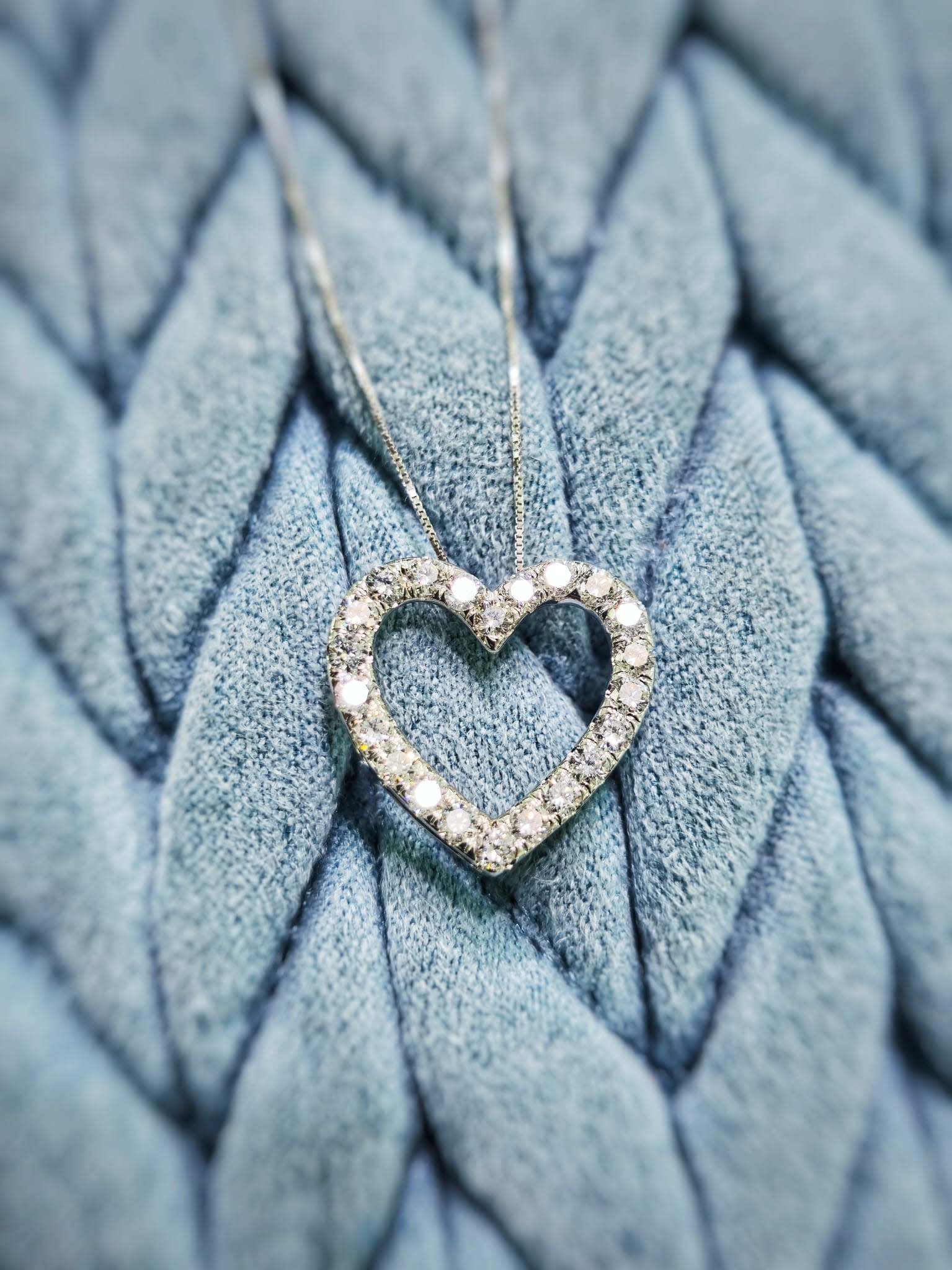 Revelation 14KW .50CTTW LG Diamond Heart Pendant Revelation 14KW .50CTTW LG Diamond Heart Pendant