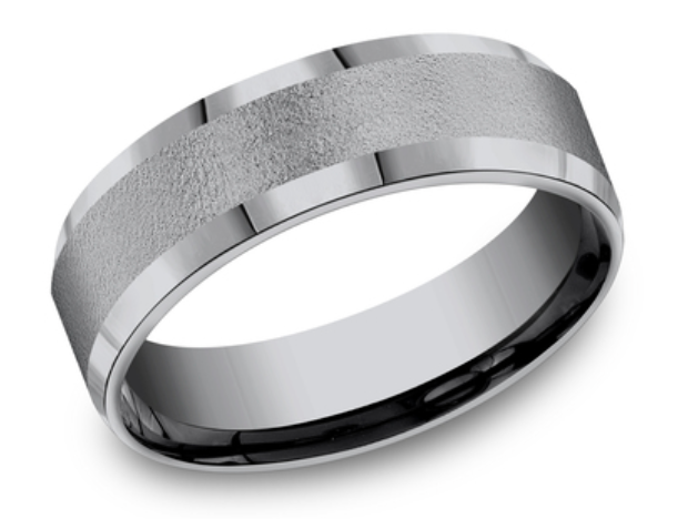 Benchmark The Alpha Tantalum Grey Size 10 - 7MM