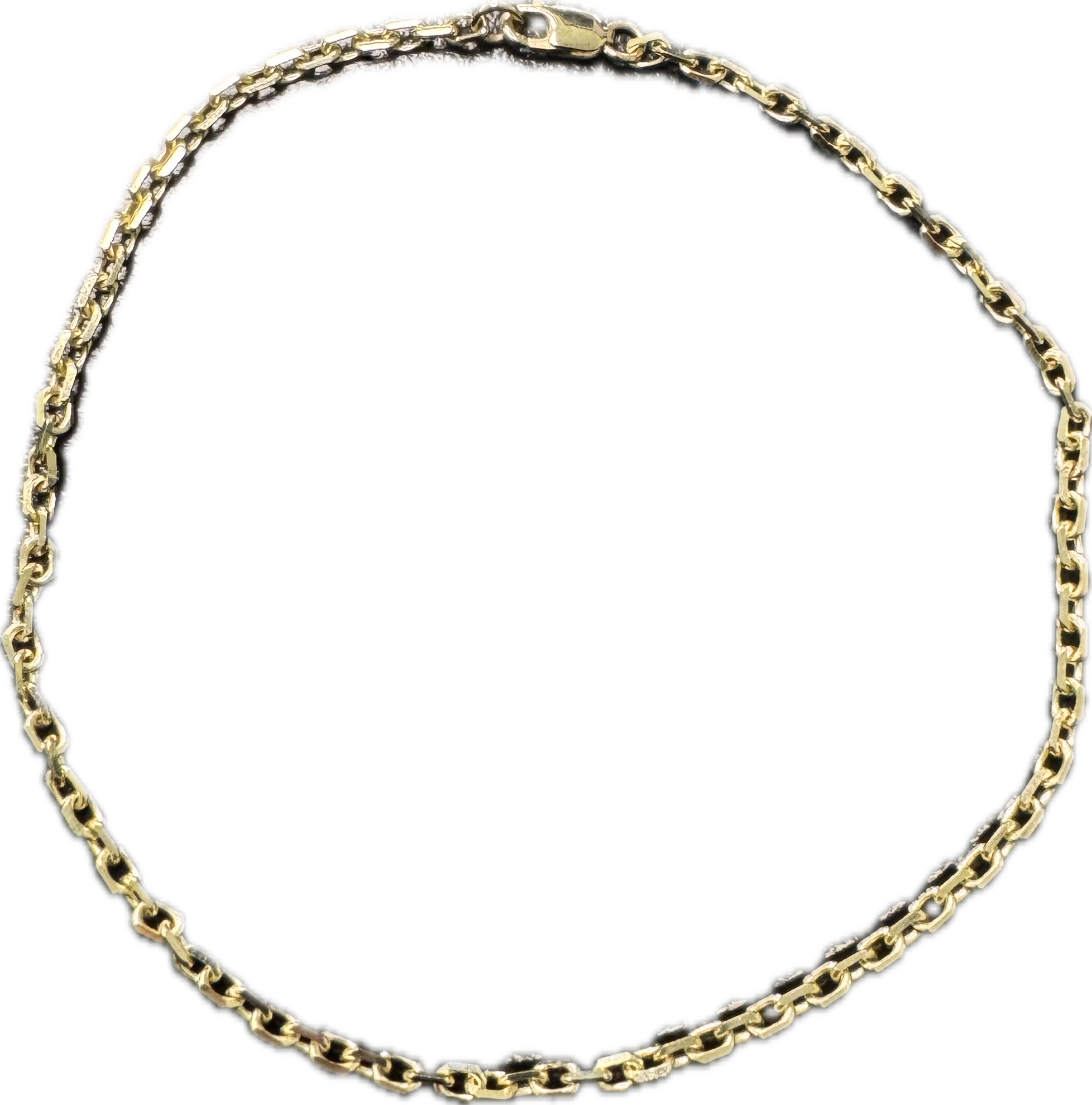 14KY 9.5" Cable Chain Anklet